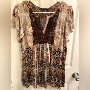Apt. 9 Short Sleeved Top Size 2x